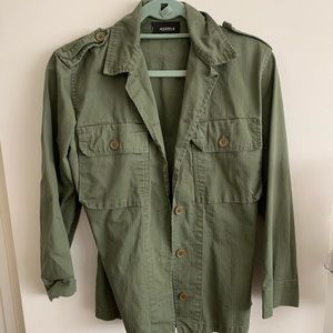 Olive green army jacket